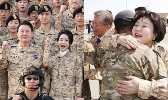 韓國第一夫人穿軍裝被批搶總統風頭 應該好好對自身加強管理