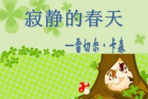 寂靜的春天好句摘抄