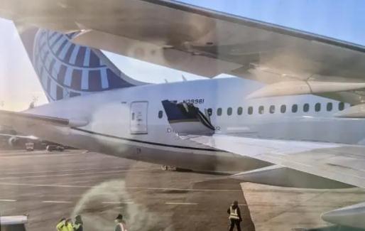 突發！美國兩架客機在機場相撞,一架還滿載乘客