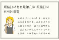 顧佳打林有有是第幾集 顧佳打林有有的集數