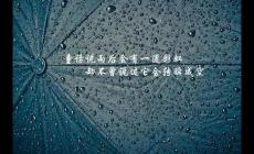 適合雨后發(fā)在朋友圈的文案短句
