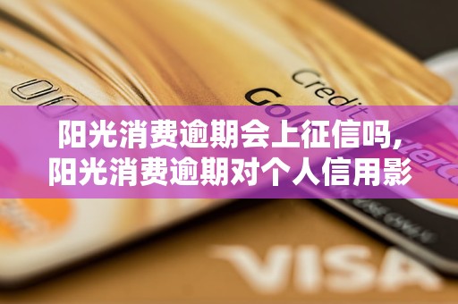 陽光消費逾期會上征信嗎,陽光消費逾期對個人信用影響大嗎
