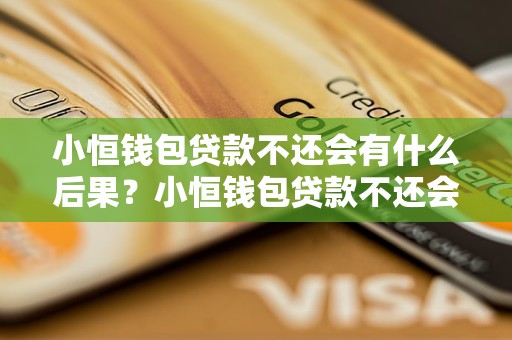 小恒錢包貸款不還會(huì)有什么后果？小恒錢包貸款不還會(huì)影響信用嗎？