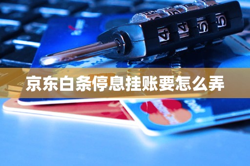 京東白條停息掛賬要怎么弄
