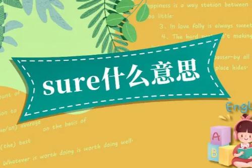 sure是什么意思，sure的意思是