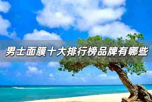 男士面膜十大排行榜品牌有哪些 口碑最好的十大男士面膜品牌